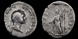 DOMICIANO, como César 69-81d.C., AR DENARIO, Roma