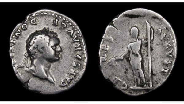 DOMICIANO, como César 69-81d.C., AR DENARIO, Roma
