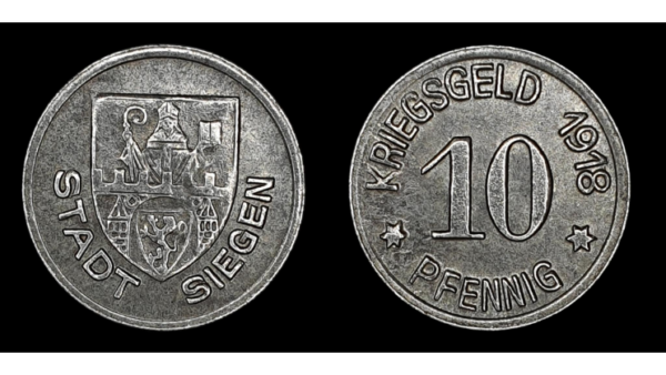 REPUBLICA DE WEIMAR, NOTGELD / SIEGEN 1919-1933d.C., 10 Pfennig