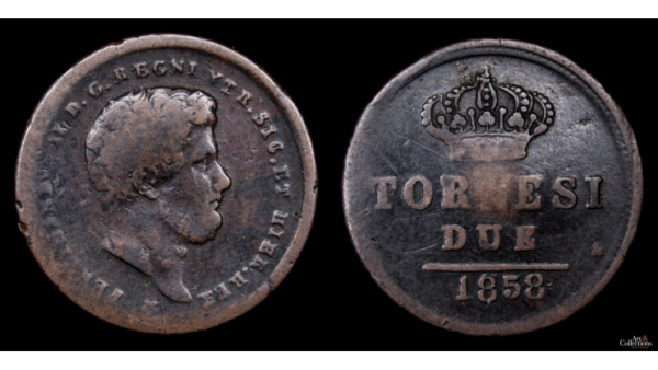 NAPOLES, 2 SICILIAS, FERNANDO II, CU 2 Tornesi