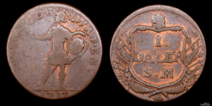 SUECIA, CARL XII 1697-1718d.C., AE, 1 Daler