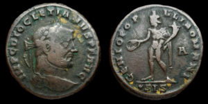 DIOCLECIANO 284-305d.C., VE Follis, Siscia