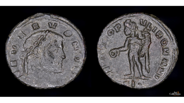 SEVERO II como Cesar 305-306d.C., AE 1/4 Follis, Siscia