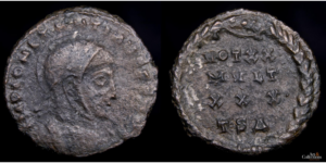 CONSTANTINO I 307-337d.C., VE Centenional, Tesalónica
