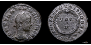 CONSTANTINO II, César 316-337d.C., VE Centenional, Siscia