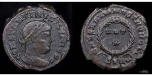 CONSTANTINO II, César 316-337d.C., VE Centenional, Treveri