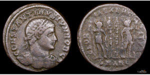 CONSTANTINO II, César 316-337d.C., VE Centenional, Siscia
