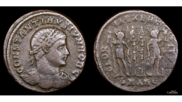 CONSTANTINO II, César 316-337d.C., VE Centenional, Siscia