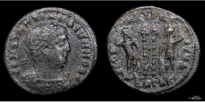 CONSTANTINO II, César 316-337d.C., VE Centenional, Tesalónica