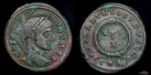 CRISPO, CESAR 317-326d.C., VE Centenional, Arelate