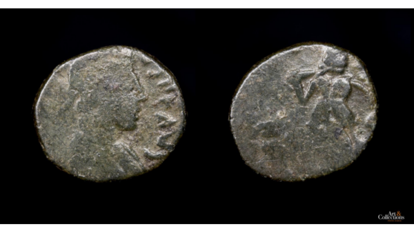 TEODOSIO II 402-450d.C., AE Nummus, Roma