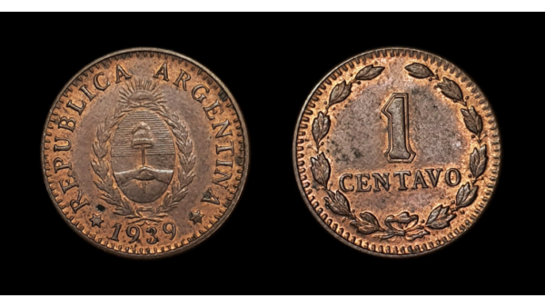 SERIE COBRES, Cu 1 Centavo 1939