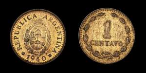 SERIE COBRES, Cu 1 Centavo 1940 