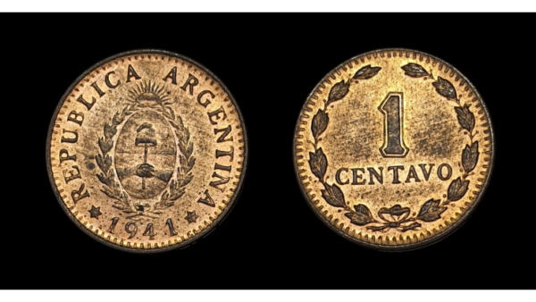 SERIE COBRES, Cu 1 Centavo 1941 