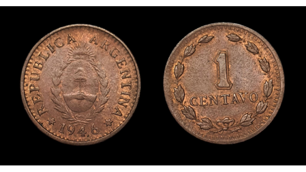 SERIE COBRES, Cu 1 Centavo 1946 
