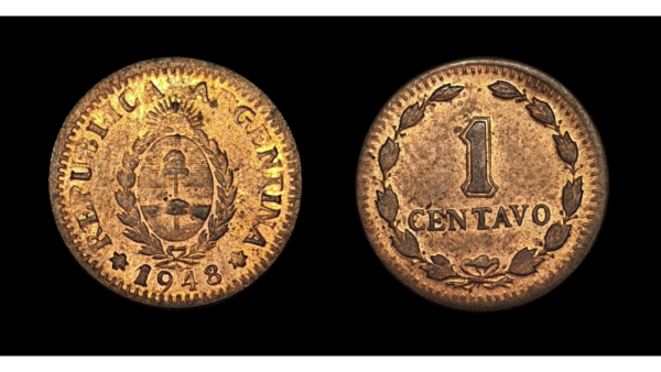 SERIE COBRES, Cu 1 Centavo 1948 
