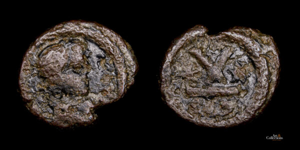 HERACLIO 610-641d.C., AE Pentacanummium, Catania