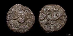 CONSTANTE II 641-668 d.C., AE 20 Nummi, Cartago