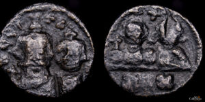 CONSTANTE II 641-668 d.C., AE 20 Nummi, Cartago