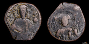 ALEXIO I 1081-1118d.C., AE Tetarterón, Tesalónica