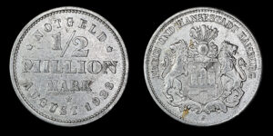 REPUBLICA DE WEIMAR, NOTGELD / HAMBURGO, 1/2 Million Mark