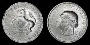 REPUBLICA DE WEIMAR, NOTGELD, 50 Millionen Mark