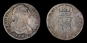 ESPAÑA, CARLOS III 1759-1788d.C., 2 Reales, Madrid