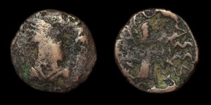 GONDOFARES ca.20-55d.C., AE Tetradracma, Aracosia del Norte
