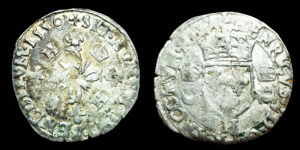 HENRY II 1547-1559d.C., AR Douzain,  La Rochelle