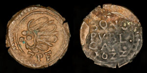 Sajonia, Ciudad de CAMENZ, AE 3 Pfennig