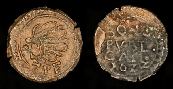 Sajonia, Ciudad de CAMENZ, AE 3 Pfennig