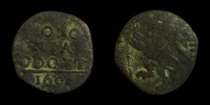 ALEJANDRO VIII 1689-1691d.C., BOLOGNA, AE QUATTRINO