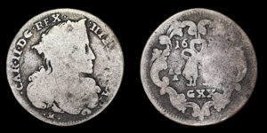 NAPOLES, CARLO II 1759-1816d.C., AR Tari