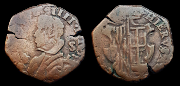 NAPOLES,FELIPE IV de España, AE 2 Tornesi