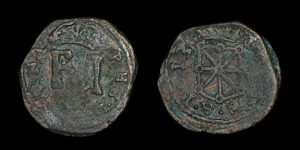 REINO DE NAVARRA, FELIPE III, AE 4 Cornados
