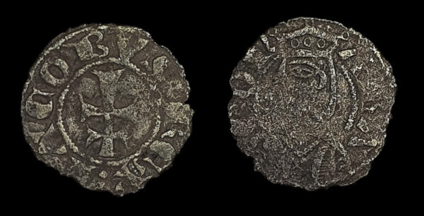 ME_26-038 REINO DE ARAGON, JAIME II "el justo", Dinero de vellón