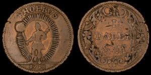 SUECIA, CARL XII 1697-1718d.C., AE 1 Daler