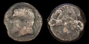 REINO DE NUMIDIA, Massinissa o Micipsa AE26