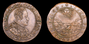 PAISES BAJOS ESPAÑOLES, FELIPE IV, AE Rekenpfenning, Amberes