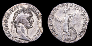 DOMICIANO 81-96d.C., AR Denario, Roma