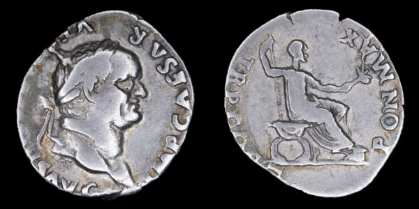 VESPASIANO 69-79d.C., AR Denario, Roma