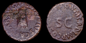 CLAUDIO 41-54d.C., AE Cuadrante, Roma