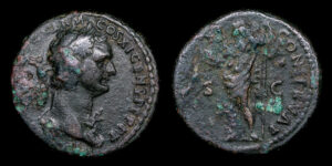 DOMICIANO 81-96d.C. AE As, ROMA