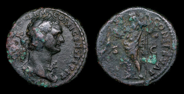 DOMICIANO 81-96d.C. AE As, ROMA