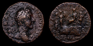 COMODO 177-192d.C., AE Sestercio, Roma