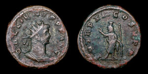 GALIENO 253-268d.C., VE Antoniniano, Antioquía