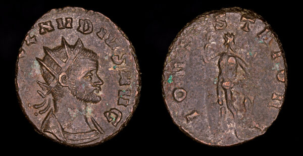 CLAUDIO II "El Gótico" 268-270d.C., AE Antoniniano, Roma