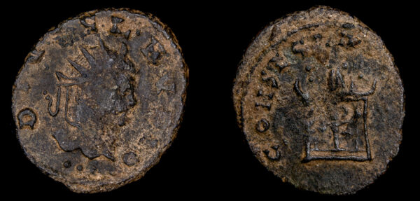 RO_26-027 DIVO CLAUDIO II 270-271d.C., VE Antoniniano, Cízico