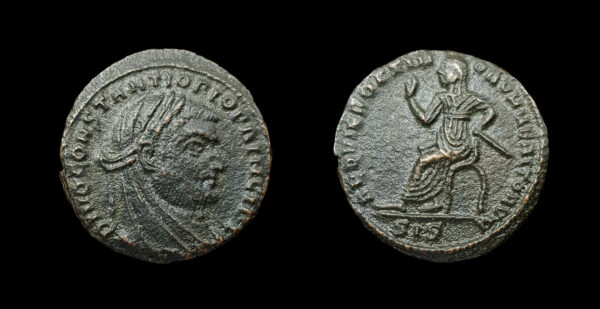 SERIE DE "DIVI" a nombre de DIVO CONSTANCIO 318d.C., VE 1/4 Follis