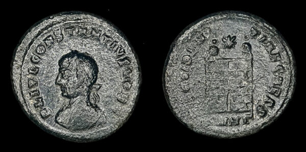 CONSTANCIO II, César 324-337d.C., AE Centenional, Heraclea